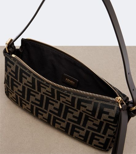 Borsa a spalla Zip Top FF Small in Canvas - Fendi - Modalova