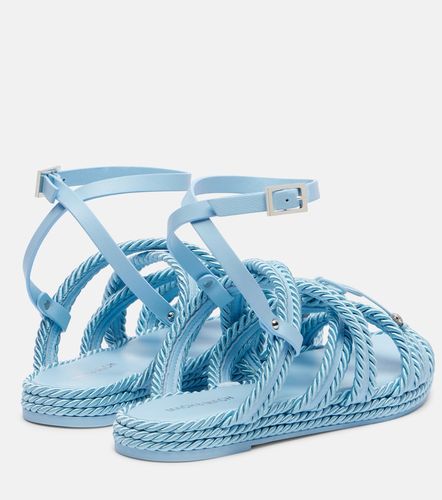 Embellished woven sandals - Mach & Mach - Modalova