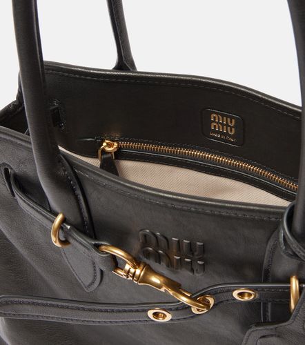 Borsa Aventure Medium in pelle - Miu Miu - Modalova