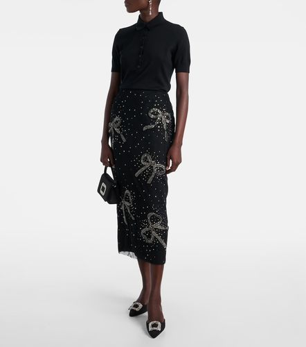 Polo in misto seta e cotone - Carolina Herrera - Modalova
