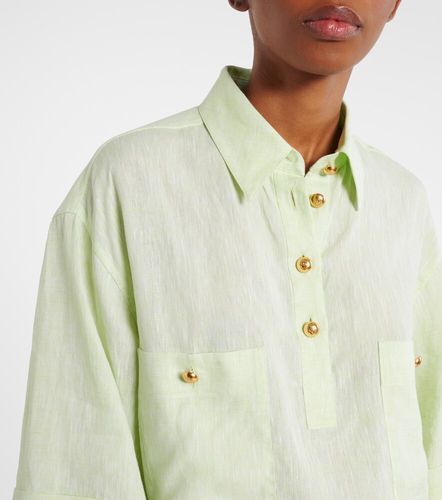 Valentino Polo oversized de lino - Valentino - Modalova