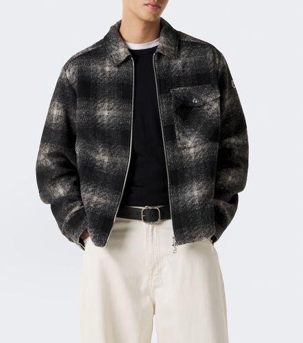 Giacca blouson Archivio a quadri - Moncler - Modalova