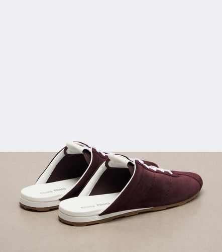 Miu Miu Suede sneaker mules - Miu Miu - Modalova
