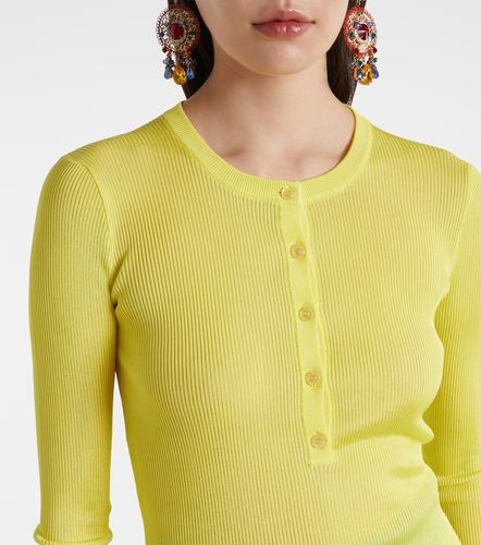 Pullover in maglia a coste - Dolce&Gabbana - Modalova