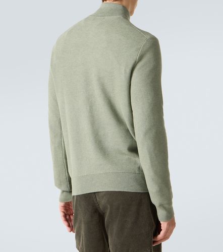 Pullover in cotone con zip corta - Polo Ralph Lauren - Modalova