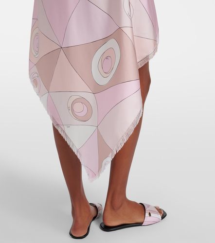 Pucci Occhi silk twill midi skirt - Pucci - Modalova
