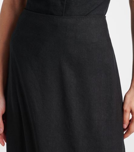 Serano cutout linen-blend midi skirt - Rixo - Modalova
