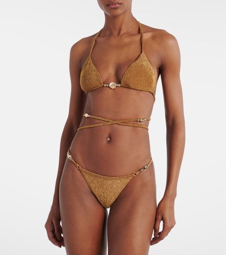 Same Shell embellished bikini top - Same - Modalova