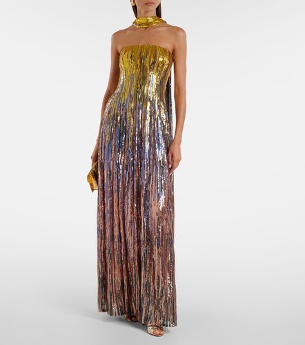 Abito lungo con paillettes - Elie Saab - Modalova