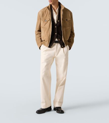 Dolce&Gabbana Suede bomber jacket - Dolce&Gabbana - Modalova