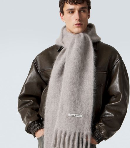 Sciarpa in mohair e lana con cappuccio - Acne Studios - Modalova