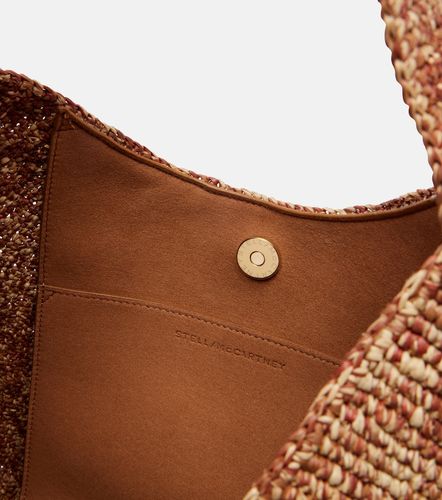 Logo Small raffia shoulder bag - Stella McCartney - Modalova