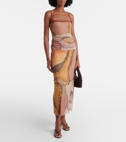 SIR Printed mesh maxi skirt - SIR - Modalova