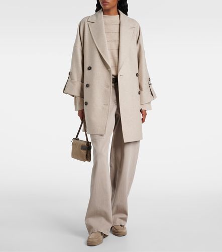 Oversized wool coat - Brunello Cucinelli - Modalova
