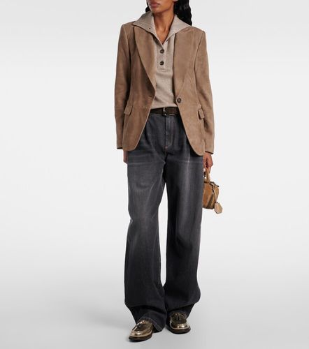 Brunello Cucinelli Suede blazer - Brunello Cucinelli - Modalova