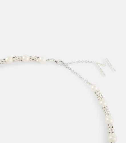 Collana con quarzo rosa e perle bijoux - Magda Butrym - Modalova