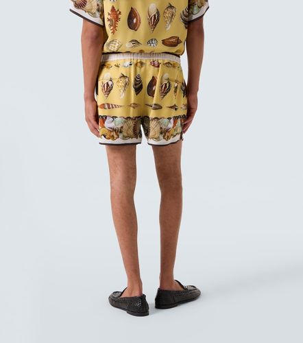 Shorts de seda estampados - Dolce&Gabbana - Modalova