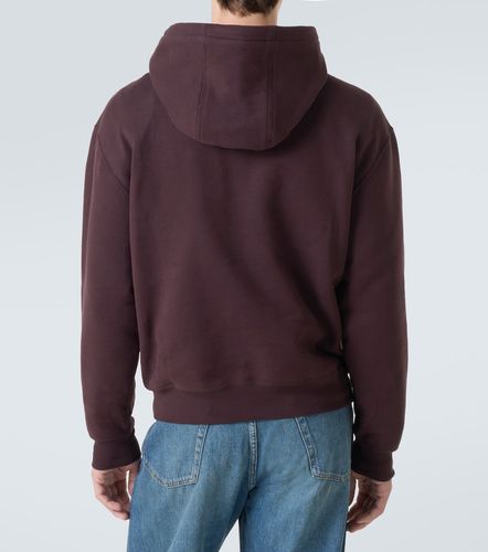 Sudadera con capucha de algodón con logo - Saint Laurent - Modalova