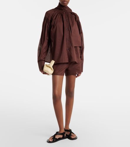 Shorts de organza de algodón - Plan C - Modalova