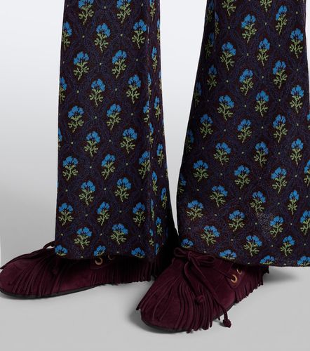 Etro Floral jacquard flared pants - Etro - Modalova