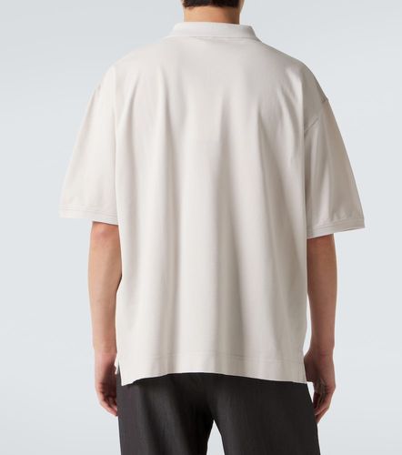 Polo in cotone con logo - Acne Studios - Modalova