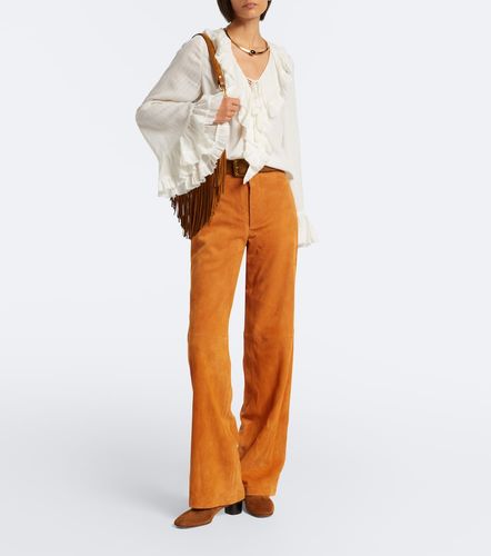 Freja suede flared pants - Ulla Johnson - Modalova