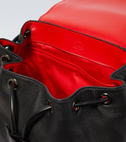 Explorafunk logo leather backpack - Christian Louboutin - Modalova
