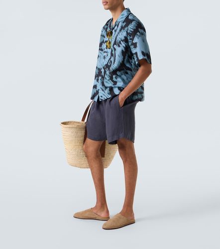 Camisa de sarga de algodón y seda - Commas - Modalova