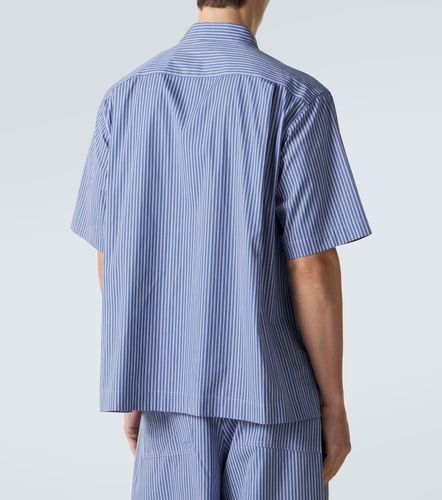 Camicia in popeline di cotone a righe - Sacai - Modalova
