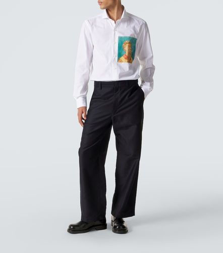 X Luigi Borrelli camisa de algodón estampada - Junya Watanabe - Modalova