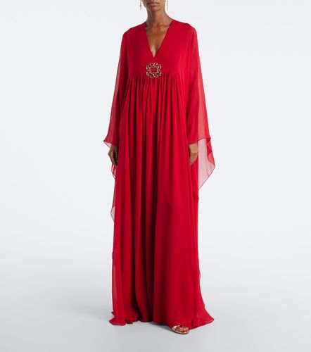 Caftán de chifón de seda adornado - Elie Saab - Modalova