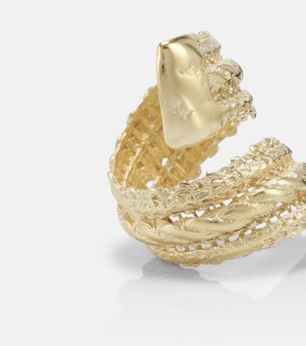 Anillo Aella chapado en oro de 24 ct - Ysso - Modalova