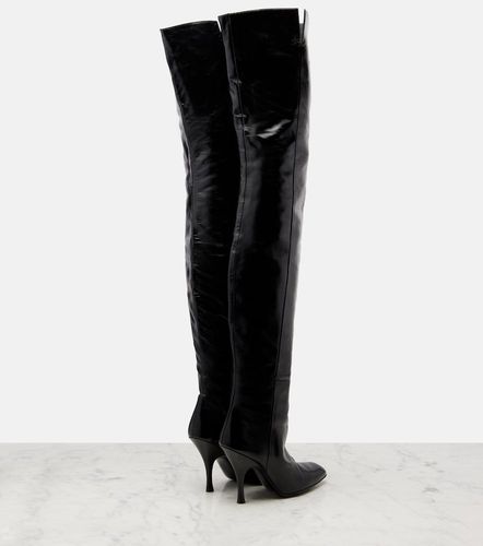 Colt 100 leather over-the-knee boots - Khaite - Modalova