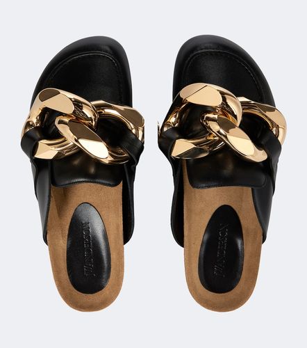 Mules de piel con cadena - JW Anderson - Modalova