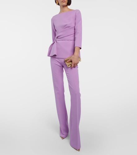 Pantalones flared Alexa de crepé - Safiyaa - Modalova