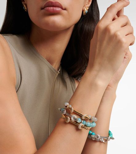 Bracciale Chakra in 18kt con diamanti e rubini - Ananya - Modalova