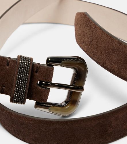 Monili suede belt - Brunello Cucinelli - Modalova