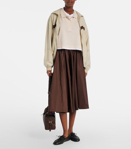 Prada Re-Nylon gathered midi skirt - Prada - Modalova