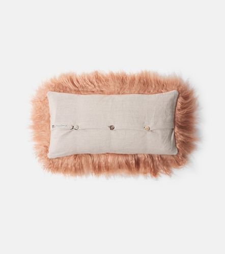 Cuscino in shearling e lino - Maison de Vacances - Modalova