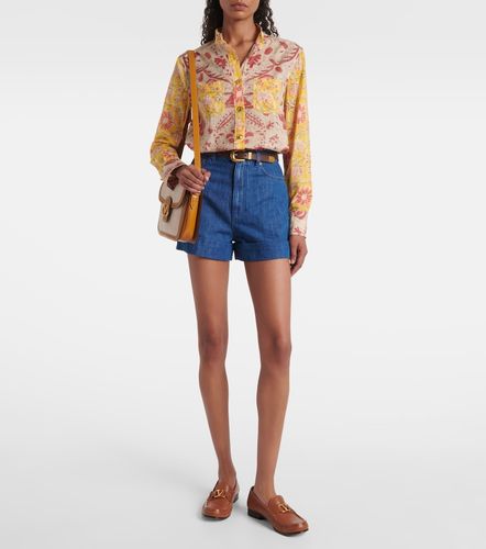 Camicia in cotone con stampa paisley - Valentino - Modalova