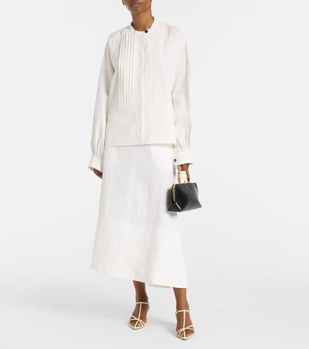 Jil Sander Plisse linen shirt - Jil Sander - Modalova