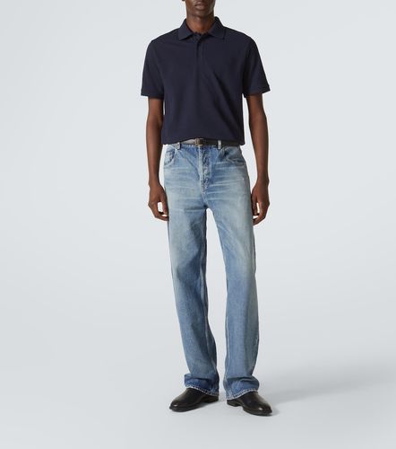 Saint Laurent Polo in misto cotone - Saint Laurent - Modalova