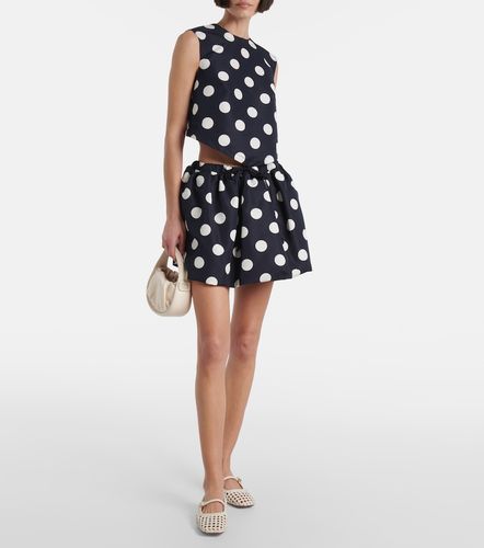 Patou Top cropped in faille a pois - Patou - Modalova