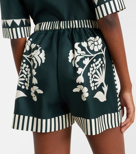 Arjun printed silk twill shorts - Eres - Modalova