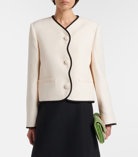 Giacca in Crepe Couture smerlata - Valentino - Modalova