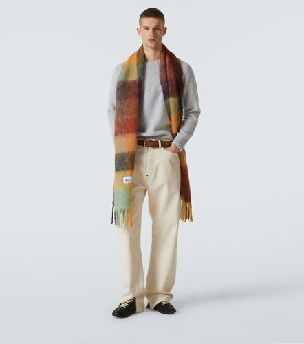 Sciarpa a quadri in misto alpaca - Acne Studios - Modalova