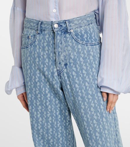Printed wide-leg jeans - Dries Van Noten - Modalova