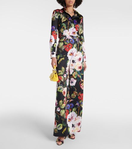 Pantaloni a gamba larga in misto cotone - Dolce&Gabbana - Modalova
