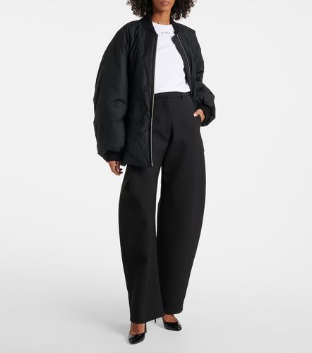 Alaïa Camiseta de jersey de algodón estampada - Alaia - Modalova