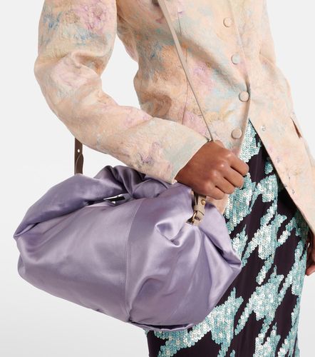 Twist satin tote bag - Dries Van Noten - Modalova